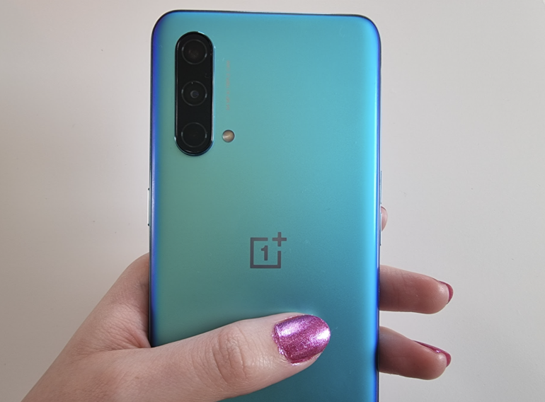 OnePlus Nord CE camera lenses in hand