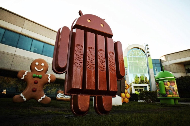 Android kitkat phone operating systems