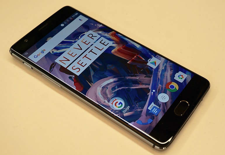 oneplus 3 front angled