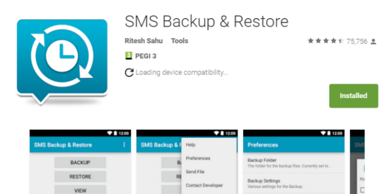 sms backup and restore carbonite