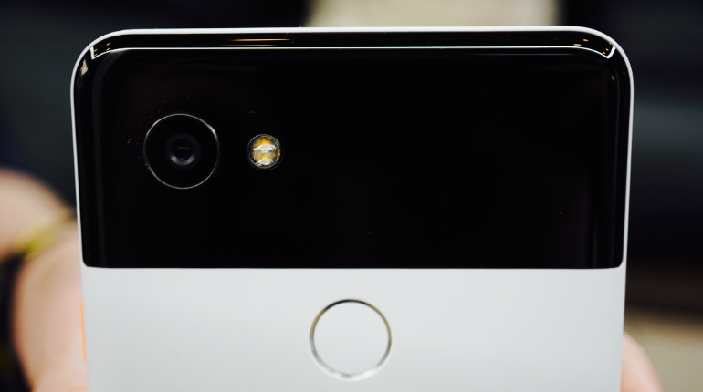Google Pixel 2 XL back of the phone design