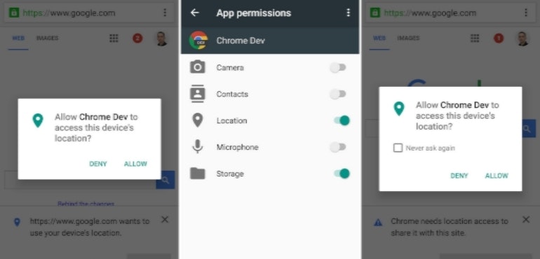 android marshmallow permissions
